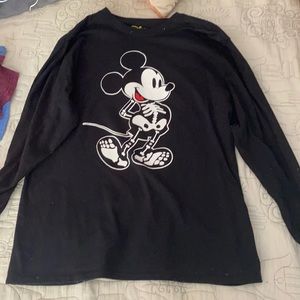Mickey skeleton long sleeve XXL